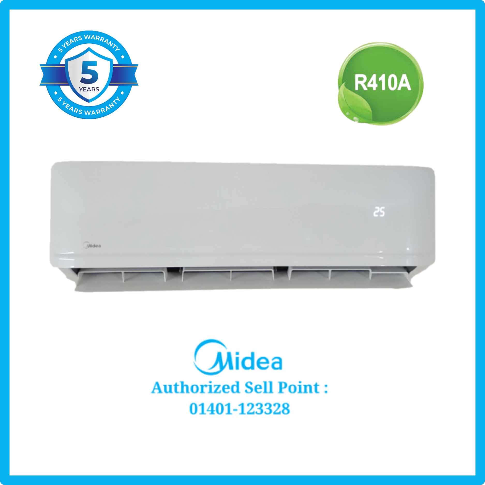 Midea 1 Ton Split Type Non Inverter AC